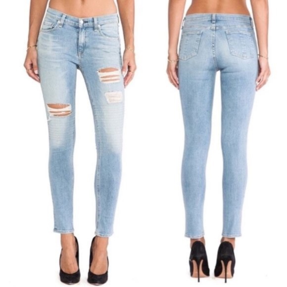 rag & bone Denim - Rag & Bone Convoy Distressed Skinny Jean Size 29